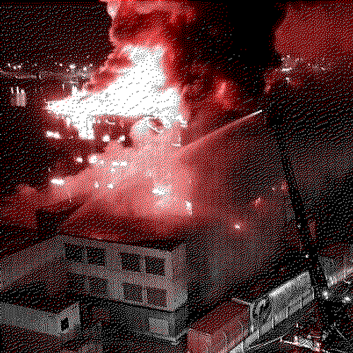 major fire in data center