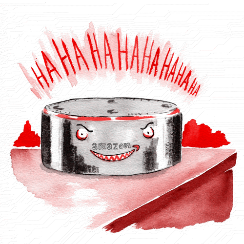 alexa creeply laughs